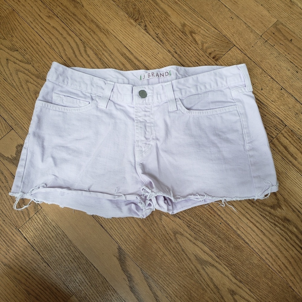 J Brand Light Pink Denim Shorts